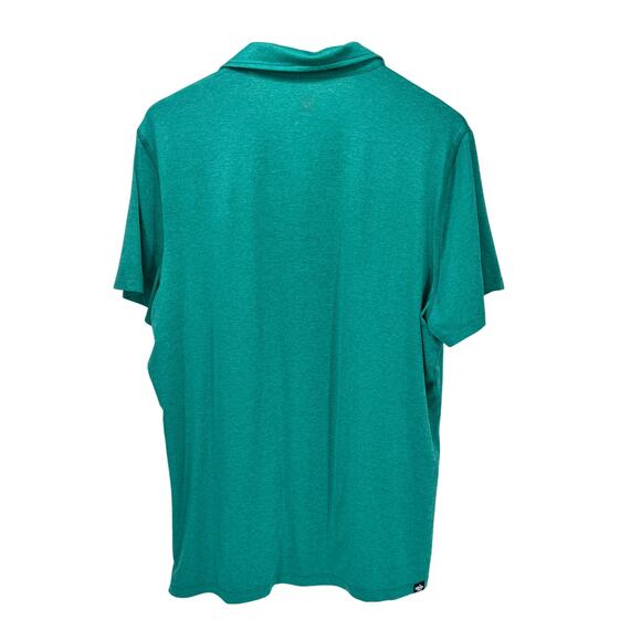 Rabbit EZ Polo Mens XL Turquoise Blue Short Sleeve Lightweight Coastal - Picture 5 of 9